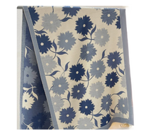 Load image into Gallery viewer, Blue Floral Blossoms Viscose Scarf
