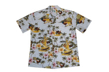 Load image into Gallery viewer, Rooster and Chickens Authentic Men&#39;s Hawaiian Shirt (100% Cotton Poplin)
