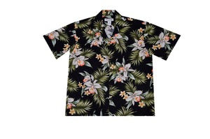Classic Orchid Flower Men's Hawaiian Shirt