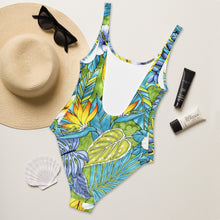 Load image into Gallery viewer, Tropical Birds of Paradise One-Piece Swimsuit
