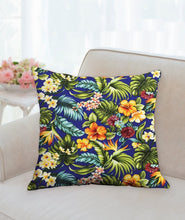 Load image into Gallery viewer, Hawaiian Tropical Blue Premium Pillow
