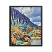 Load image into Gallery viewer, Ho’omaluhia Botanical Garden Framed poster
