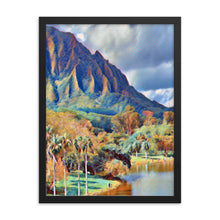 Load image into Gallery viewer, Ho’omaluhia Botanical Garden Framed poster
