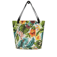 Load image into Gallery viewer, Hawaiian Print &quot;Beach Time&quot; Beach Bag - Anchor Designs Hawaii
