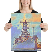 Load image into Gallery viewer, USS Missouri (BB-63) Battleship Canvas - Anchor Designs Hawaii
