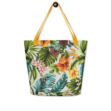 Load image into Gallery viewer, Hawaiian Print &quot;Beach Time&quot; Beach Bag - Anchor Designs Hawaii
