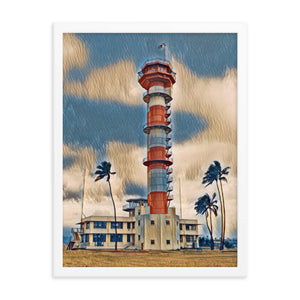 Ford Island Control Tower Framed poster