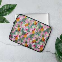 Load image into Gallery viewer, Pink Pineapple Laptop Sleeve

