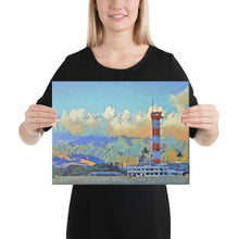 Load image into Gallery viewer, Ford Island Control Tower, Pearl Harbor Hawaii Canvas - Anchor Designs Hawaii
