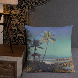 North Shore Oahu, Hawaii Premium Pillow